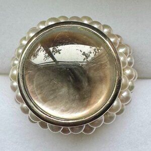 925 Sterling Silver and Pearl ring size 7